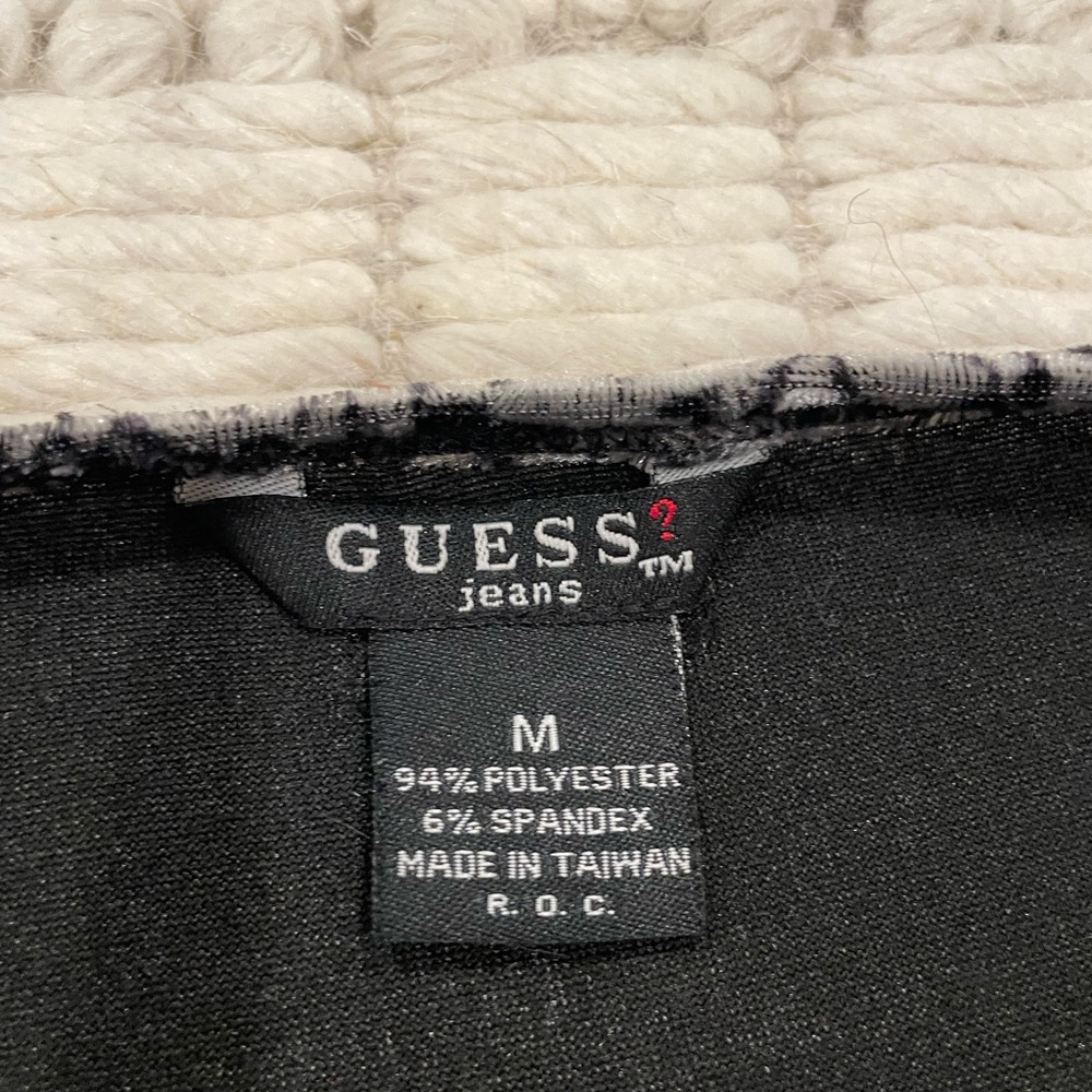 Guess Long Sleeve Snakeskin Print Top - Picture 7 of 7